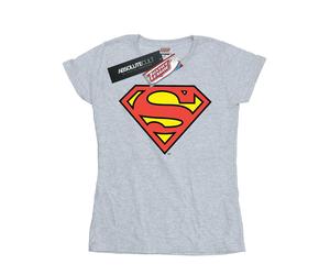 DC Comics Womens/Ladies Superman Logo Cotton T-Shirt BI16957