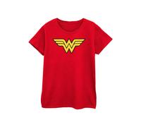 DC Comics Womens/Ladies Wonder Woman Logo Cotton Boyfriend T-Shirt BI51923