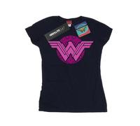 (XXL, Navy Blue) DC Comics Womens/Ladies Wonder Woman Pink Mosaic Cotton T-Shirt