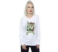 DC Comics Women's Poison Ivy All I want Is A Kiss Sweatshirt in White | Size: Large DC Comics White L