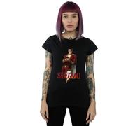 DC Comics Women's Shazam Bubble Gum Cotton T-Shirt in Black | Size: Small DC Comics Black S