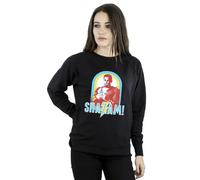 DC Comics Women's Shazam Buble Gum Frame Sweatshirt in Black | Size: Small DC Comics Black S