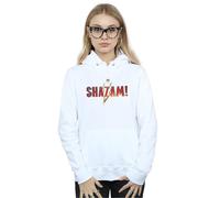 DC Comics Women's Shazam Movie Logo Hoodie in White | Size: 2XL DC Comics White 2XL