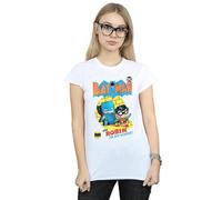 DC Comics Women's Super Friends Batman The Boy Wonder Cotton T-Shirt in White | Size: Small DC Comics White S