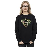 DC Comics Women's Supergirl My Mum My Hero Sweatshirt in Black | Size: 2XL DC Comics Black 2XL