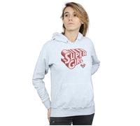 DC Comics Women's Supergirl Retro Logo Hoodie in Grey | Size: Large DC Comics Grey L