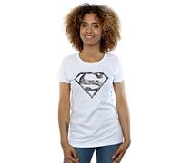 DC Comics Women's Superman Marble Logo T-Shirt