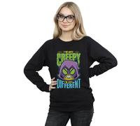 DC Comics Women's Teen Titans Go Creepy Raven Sweatshirt in Black | Size: 2XL DC Comics Black 2XL