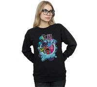 DC Comics Women's Teen Titans Go Let´s Dance Sweatshirt in Black | Size: 2XL DC Comics Black 2XL