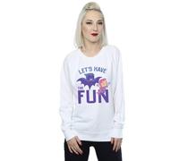 DC Comics Women's Teen Titans Go Let´s Have The Fun Sweatshirt in White | Size: Large DC Comics White L