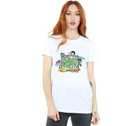 DC Comics Women's Teen Titans Go Sweet Tooth Cotton Boyfriend T-Shirt in White | Size: XL DC Comics White XL