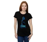 DC Comics Women's The Batman Catwoman Silhouette Cotton T-Shirt in Black | Size: XL DC Comics Black XL