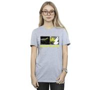 DC Comics Women's The Flash Batman Future To Past Cotton Boyfriend T-Shirt in Grey | Size: 2XL DC Comics Grey 2XL