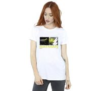 DC Comics Women's The Flash Batman Future To Past Cotton Boyfriend T-Shirt in White | Size: 2XL DC Comics White 2XL