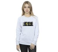 DC Comics Women's The Flash Batman Portraits Sweatshirt in Grey | Size: Large DC Comics Grey L