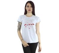 DC Comics Women's The Flash Multiverse Rings Cotton T-Shirt in Grey | Size: Small DC Comics Grey S