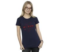 DC Comics Women's The Flash Multiverse Rings Cotton T-Shirt in Navy | Size: XL DC Comics Navy XL