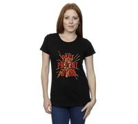 DC Comics Women's The Flash Past Present Future Cotton T-Shirt in Black | Size: Large DC Comics Black L