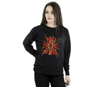 DC Comics Women's The Flash Past Present Future Sweatshirt in Black | Size: XL DC Comics Black XL