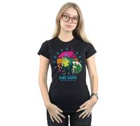 DC Comics Women's The Suicide Squad King Shark Cotton T-Shirt in Black | Size: 2XL DC Comics Black 2XL