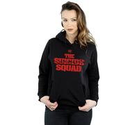 DC Comics Women's The Suicide Squad Movie Logo Hoodie in Black | Size: Medium DC Comics Black M
