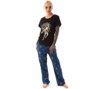 Short Sleeve Long Leg Pyjama Set DC Comics Black S