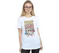 DC Comics Women's Wonder Woman Femme Power Boyfriend Fit T-Shirt Medium White