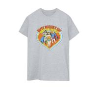 DC Comics Women's Wonder Woman Mother´s Day Cotton Boyfriend T-Shirt in Grey | Size: Large DC Comics Grey L