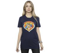 DC Comics Women's Wonder Woman Mother´s Day Cotton Boyfriend T-Shirt in Navy | Size: 2XL DC Comics Navy 2XL