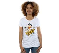 DC Comics Women's Wonder Woman Stars Cotton T-Shirt in White | Size: Medium DC Comics White M