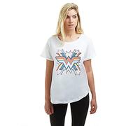 DC Comics Women's Ww Burst T Shirt, White, 10 UK