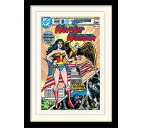 DC Comics Wonder Woman 30 X 40 cm "Eagle" Mounted And Framed Print
