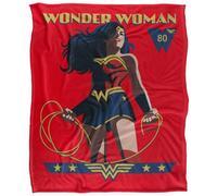 DC comics Wonder Woman 80Th Stance Blanket Multicoloured (152Cm X 127Cm)