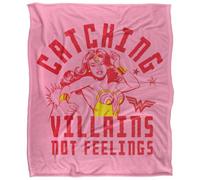 DC comics Wonder Woman Catching Villains Not Feelings Valentine Blanket Valentines (152Cm X 127Cm)