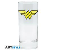 DC Comics Wonder Woman Classic Logo Glass ABYSTYLE
