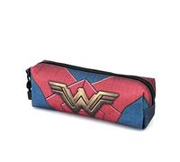 DC Comics Wonder Woman Emblem-Square HS Pencil Case, Dark Blue, 21 x 7 cm