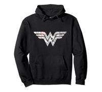 DC Comics Wonder Woman Floral Logo Pullover Hoodie
