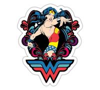 DC Comics Wonder Woman Old Comic Sticker Size S (10 x 10 cm)