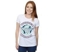 Dc Comics Wonder Woman Planet Symbol Cotton T-Shirt In White White M