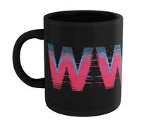 Dc Comics Wonder Woman Retro Glitch Mug - Black Black