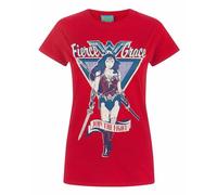 Wonder Woman Join The Fight Women's T-Shirt (S) Red