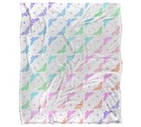 DC comics Wonder Woman Silky Gradient Supersoft Blanket White/multicoloured (One Size)