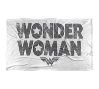 DC comics Wonder Woman Star Logo Blanket Multicoloured (152Cm X 127Cm)