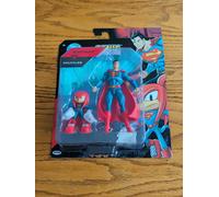 DC x Sonic Knuckles as Superman Action Figure Multipack, Officially by Jakks Pacific, Includes 2.5" Knuckles as Superman & 5" Classic Figures, Sonic x DC Collectible
