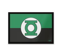 Dc Comics Zavvi Green Lantern Logo Mat Entrance Mat Doormat Multi