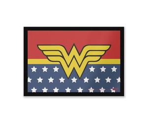 Dc Comics Zavvi Wonder Woman Logo Entrance Mat Doormat Multi