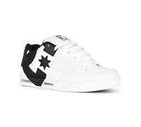 DC Shoes Command Mens Skate Trainers in White Black - 8 UK