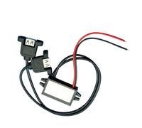 DC Converter Module Efficient Power Adapter Voltage Regulator Dual USB Output for Car Travel (With Ear)