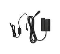 DC Coupler Dummy Battery - Compatible with Nikon Z5 Z6 Z7 D500 D600, USB Type C Fast Charging, Safety Protection Circuit, Continuous Power Supply, Indoor & Outdoor Use