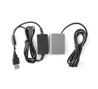 DC-Coupler Power AC Adapter Dummy Battery with USB Cable for Olympus E-PL9 E-M10 Digital Camera NATEFEMIN